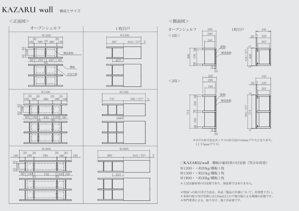 Armoire murale double