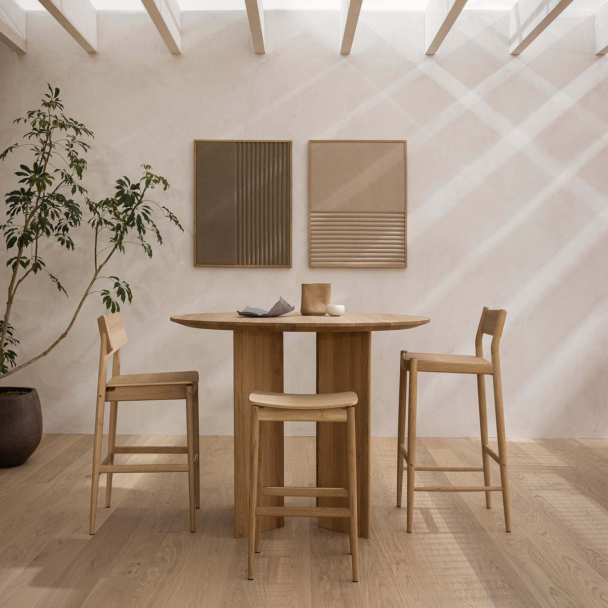 Tabouret haut (avec coussin)