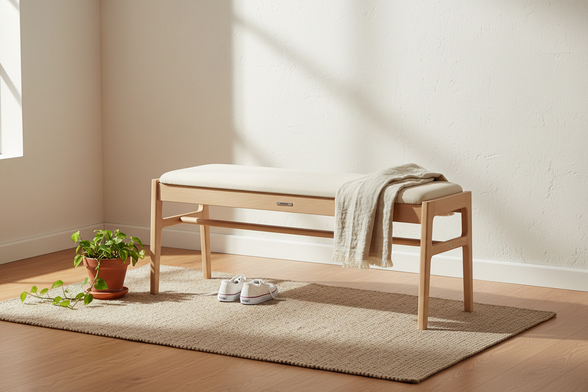 K60 Bench 榉木款室内场景