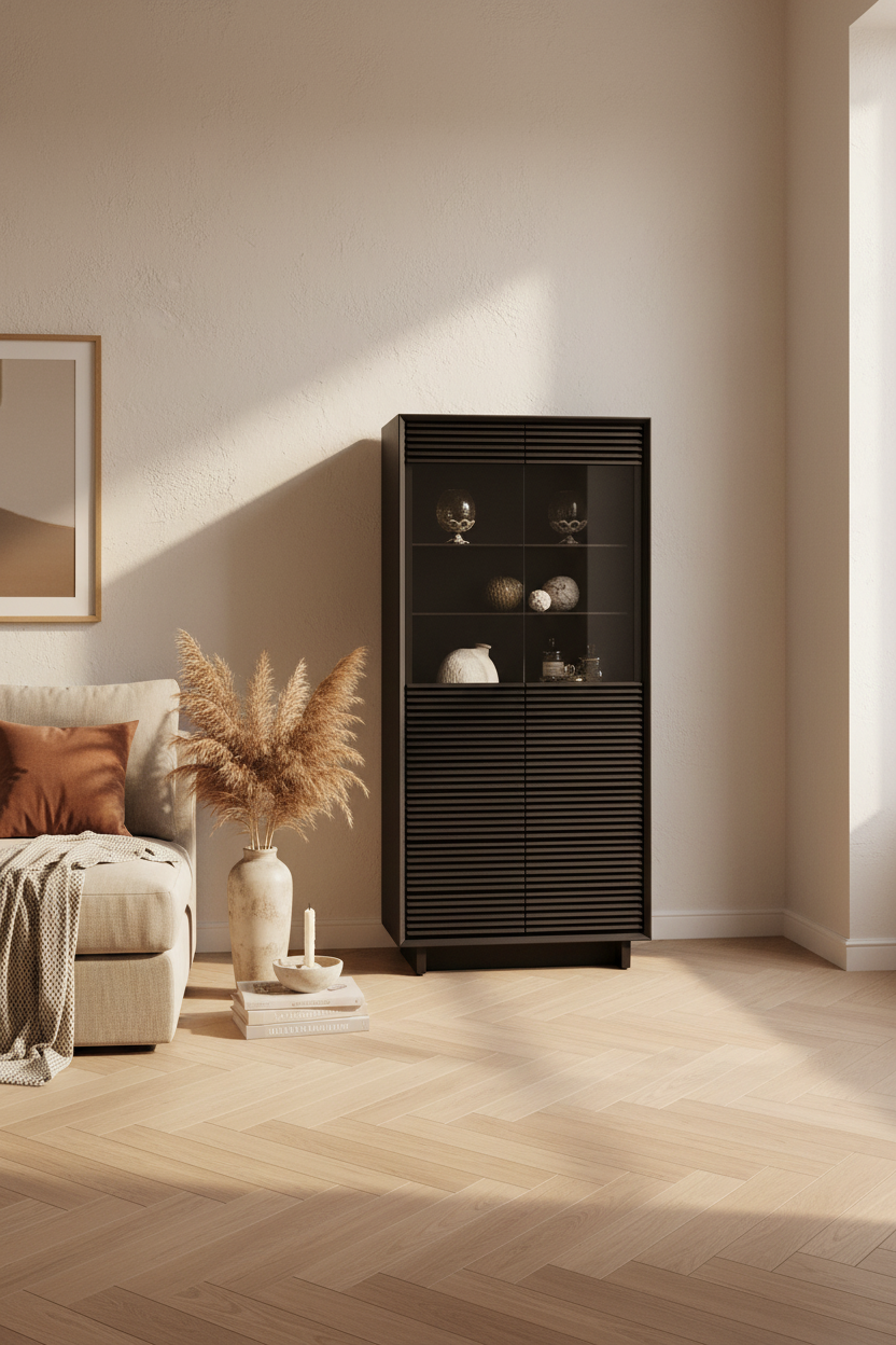 Tall Cabinet - Rich Interior Scene